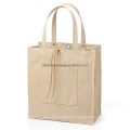White Cotton Canvas Cossbody Bag Customize Shopping Bags Covers for Handbag Clothing Gift
